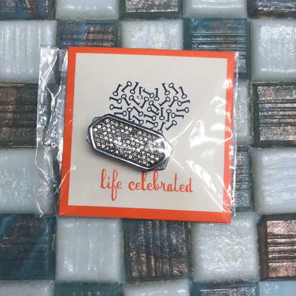 KEEP Collective Geo Bar - Pave Silver - Picture 2 of 12